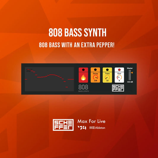 Max for Live Device 808 Bass Synth